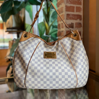 LOUIS VUITTON Galliera GM Damier Azur Canvas Hobo Bag