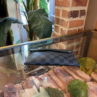 LOUIS VUITTON Alpha Pochette Damier Graphite Canvas Bag