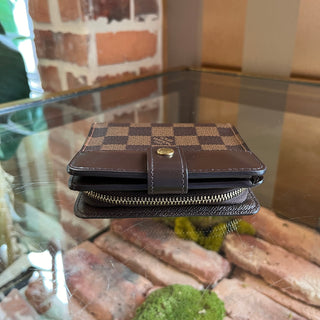 LOUIS VUITTON Damier Ebene Compact Zip Bifold Wallet