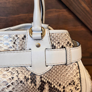 GUCCI Running Large Python GG Tote