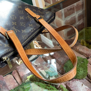 LOUIS VUITTON Piano MM Brown Monogram Canvas Tote
