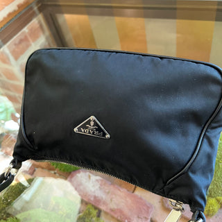 PRADA Black Nylon Shoulder Bag