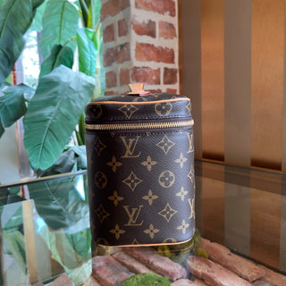 LOUIS VUITTON Vanity Monogram Brown Canvas Top Handle Bag