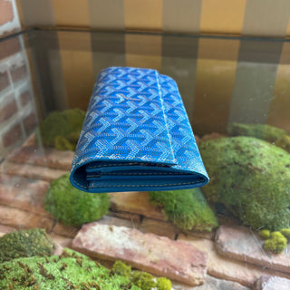 GOYARD Varenne Blue Wallet