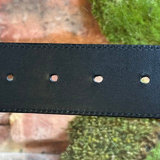 GUCCI GG Marmont Black Leather Wide Belt SZ 95/38