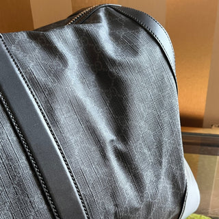 GUCCI GG Supreme Canvas Black Large Duffle