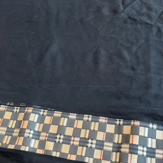 BURBERRY London Black Sheer Silk Shawl