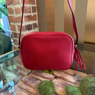 GUCCI Red Interlocking G Soho Disco Small