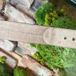 GUCCI Brown Guccissima Leather Interlocking G Buckle Belt SZ75/30(2US)