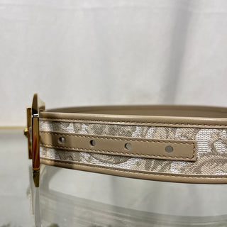 VERSACE  Heritage Barocco Jacquard Beige Belt 75/30