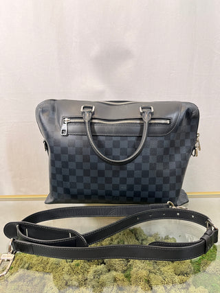 LOUIS VUITTON Damier Cobalt Porte-Documents Black Jour Bag