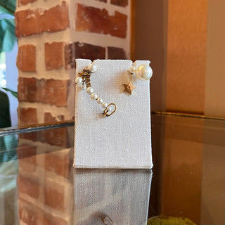 DIOR J'Dior Gold Tone Cuff Earring Set