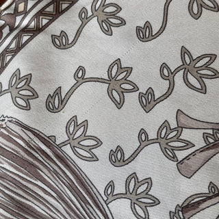 HERMES Cavaliers Du Caucase Silk Scarf