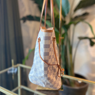 LOUIS VUITTON Damier Azur Neverfull MM