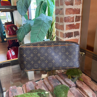 LOUIS VUITTON Deauville Brown Monogram Canvas Vintage Satchel