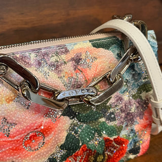 LOUIS VUITTON Coussin BB Monogram Floral Swarovski Shoulder Bag