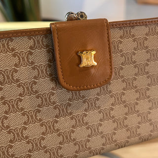 CELINE Vintage Macadam French Purse