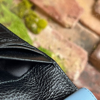 PRADA Black Leather Bifold Wallet