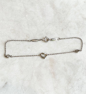 Tiffany & Co. Peretti Diamond Heart Bracelet