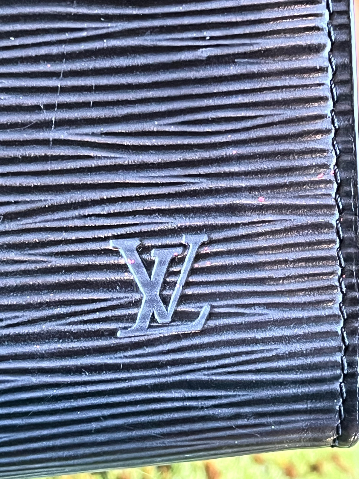 Louis Vuitton Black Epi Leather Pouch