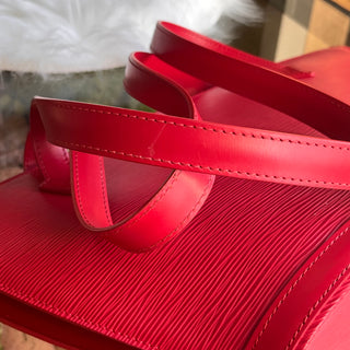 LOUIS VUITTON Saint Jacques PM Red Epi Leather Tote Bag