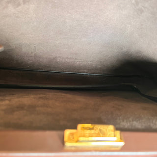 FENDI Peekaboo Iseeu Soft Large Dark Brown Leather Tote