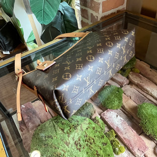 LOUIS VUITTON CarryAll East West Brown Monogram Canvas Shoulder Bag