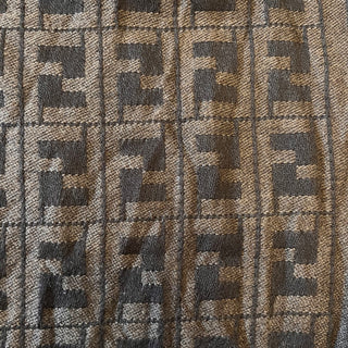 FENDI FF Brown Wolf Scarf