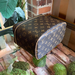 LOUIS VUITTON Vanity Monogram Brown Canvas Top Handle Bag