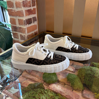 FENDI Force Lace-up Sneakers SZ 39