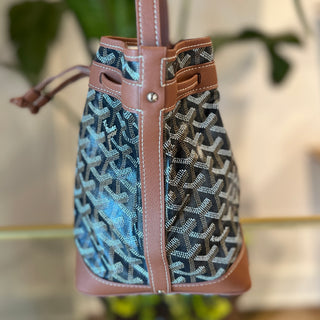 GOYARD Goyardine Petite Flot Bucket Bag