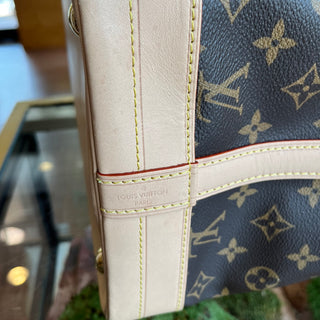 LOUIS VUITTON Noe Brown Monogram Canvas Bucket Bag
