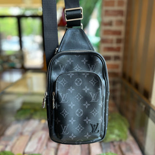 LOUIS VUITTON Avenue PM Black Monogram Eclipse Slingbag