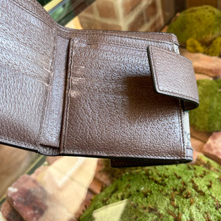 GUCCI Ophidia Beige Ebony GG Supreme Wallet