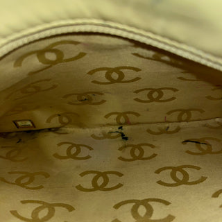 CHANEL Beige Quilted Leather Wild Stitch Flap Shoulder Bag