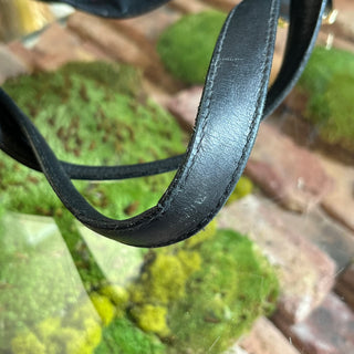 GUCCI Britt Medium Black Leather Tote Bag