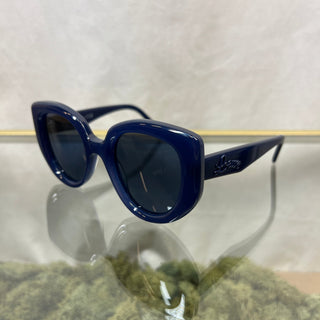 LOEWE Blue Round Sunglasses LW40100I TS