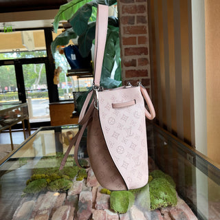 LOUIS VUITTON Girolata Magnolia Monogram Mahina Bucket Bag