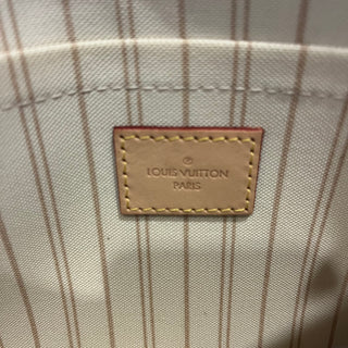 LOUIS VUITTON Neverfull Damier Azur Canvas Pochette