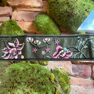 DIOR Multicolored Embroidered Floral Strap