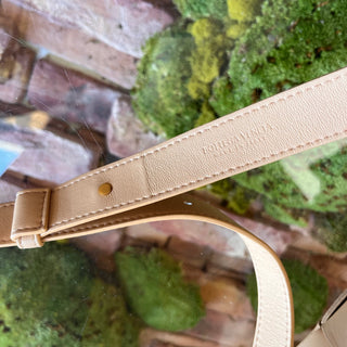 BOTTEGA VENETA Cassette Beige Nappa Leather Belt Bag