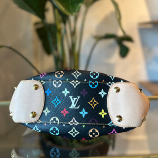 LOUIS VUITTON Black Multicolor Judy PM