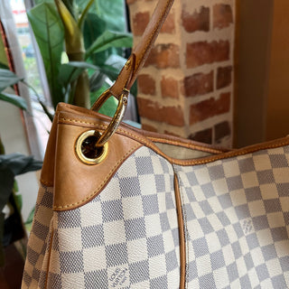 LOUIS VUITTON Galliera GM Damier Azur Canvas Hobo Bag