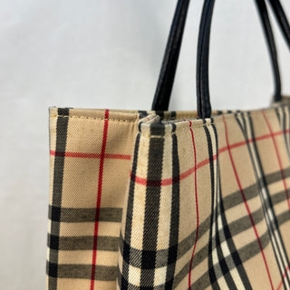 BURBERRY Vintage Check Canvas Tote