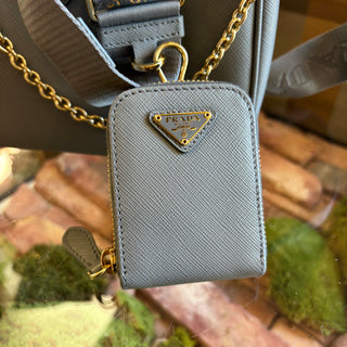 PRADA Gray Re-Edition 2005 Shoulder Bag