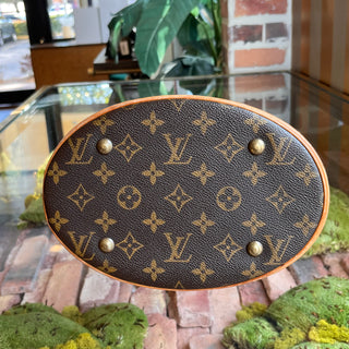LOUIS VUITTON Petit Bucket Monogram Canvas Vintage Bucket Bag