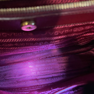 PRADA Saffiano Lux Red Leather 2-Way Tote Bag