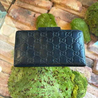 GUCCI GG Supreme Leather Continental Wallet