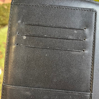 MCM Brown Ottomar Leather Passport Holder