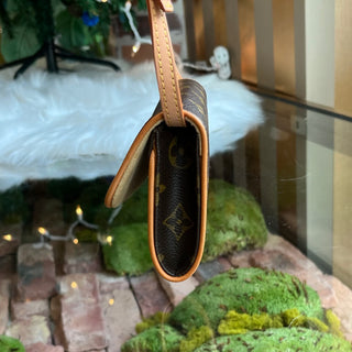 LOUIS VUITTON Twin PM Monogram Canvas Crossbody Bag